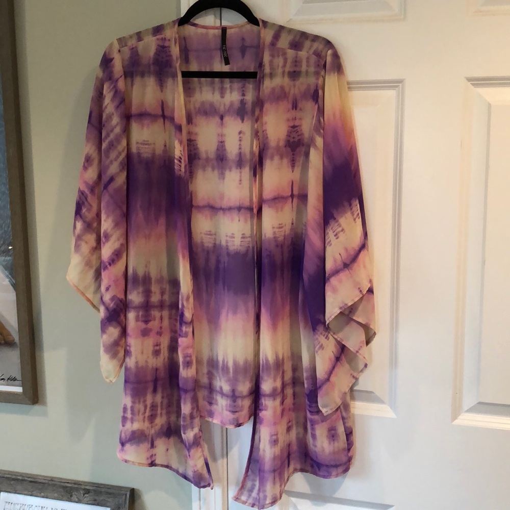 Tic Toc Tie Dye Kimono